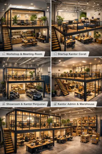 Mezzanine Ruang Kantor di Karang Tengah