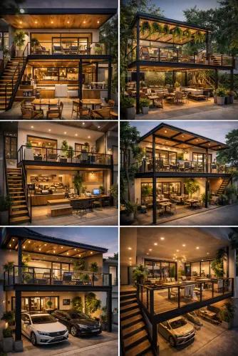 Mezannine Cafe Modern di Karang Tengah