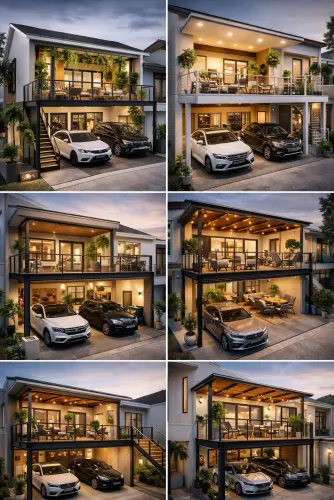 Mezannine Teras Rumah Keren di Karang Tengah